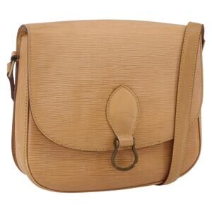 LOUIS VUITTON Epi Saint Cloud GM Shoulder Bag Beige M52196 LV Auth hk3269